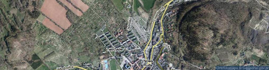 Zdjęcie satelitarne Boczna ul.